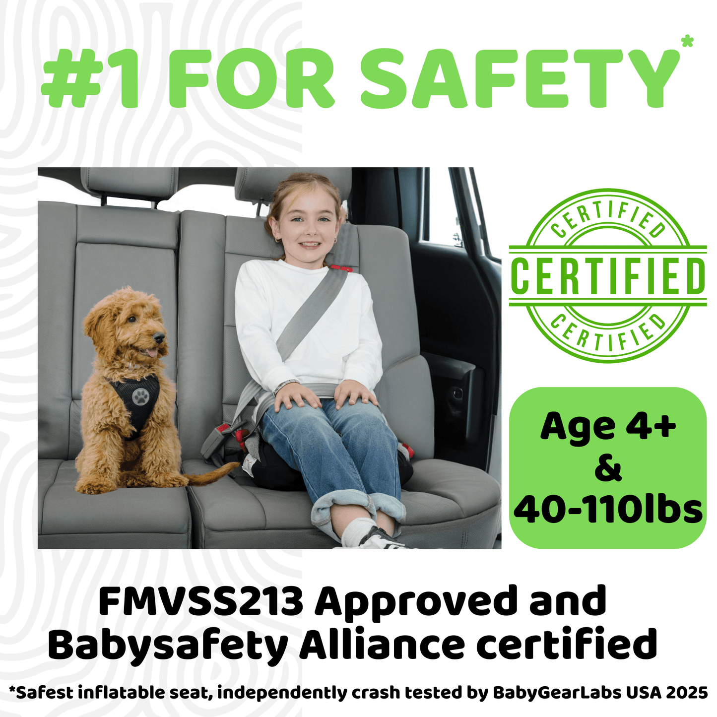 BubbleBum Inflatable Travel Booster Seat for Kids (Ages 4–11) Portable Car Booster for Taxis, ✔️ Rental Cars & Travel ✔️