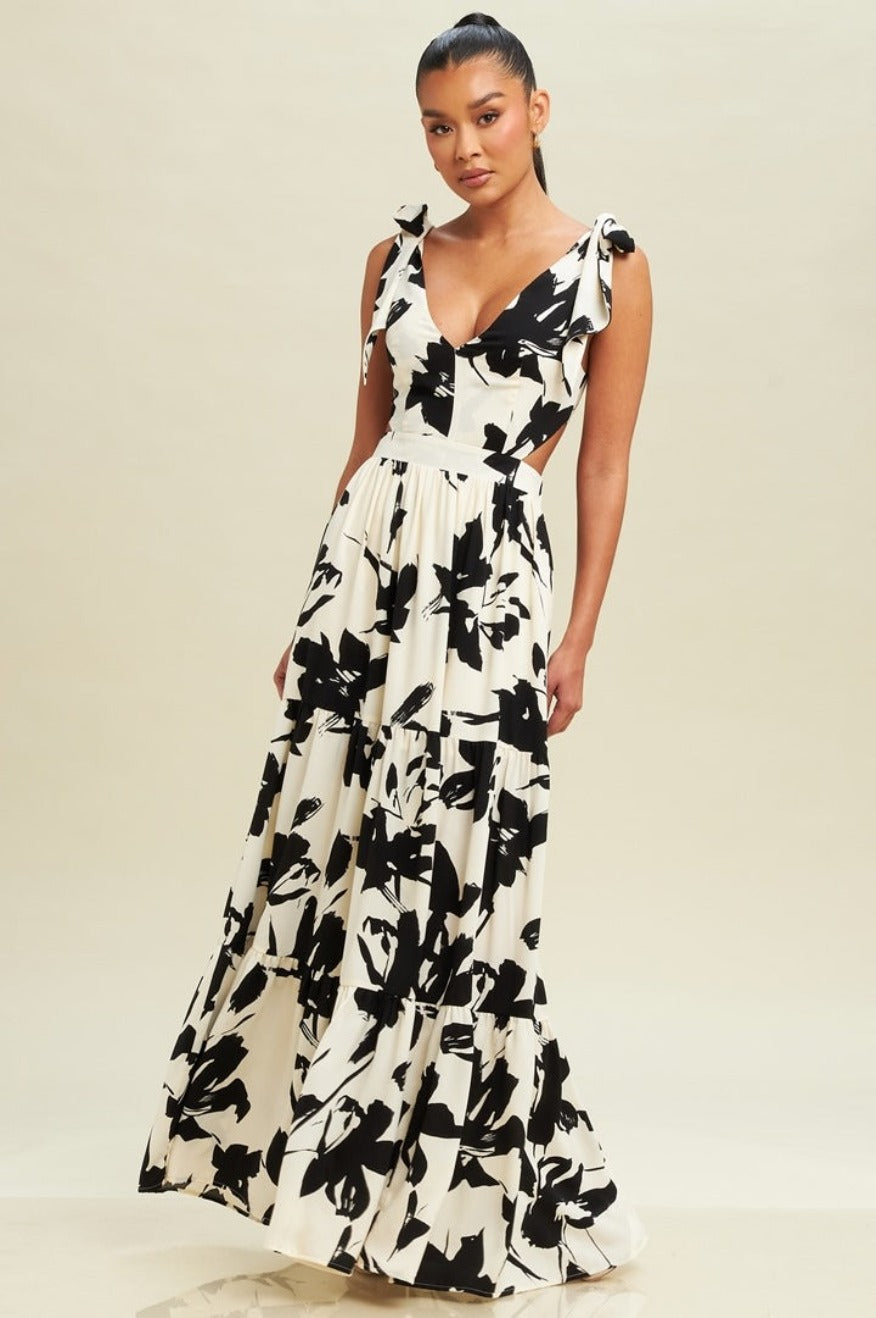 Black & White Beach Maxi